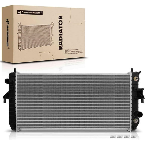 A-Premium Engine Coolant Radiator Assembly with Transmission Oil Cooler Compatible with Buick Lucerne 2006 2007 2008, Automatic Transmission, Replace# 25772258, 8012854
