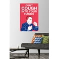 thumbnail image 2 of Don't Cough Into Your Hands Wall Poster with Push Pins, 22.375" x 34", 2 of 6