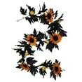 thumbnail image 3 of Fall Maple Leaves Garland Halloween Decorations Artificial Foliage Garland Colorful Autumn Decor for Home Wedding Party, 3 of 8
