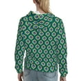 thumbnail image 7 of Salouo Peacock'S Tail Pattern Hoodie Sweatshirts for Women, Autumn Pullover Hoodie Workout Sweat Women's Long Sleeve Preppy Sweatshirts-Medium, 7 of 7
