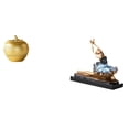 thumbnail image 1 of Figura de resina, adorno artístico, estatua de fruta sencilla, escultura moderna, figura de bailarina de ballet, estatua de bailarina, regalo de escri, 1 of 8