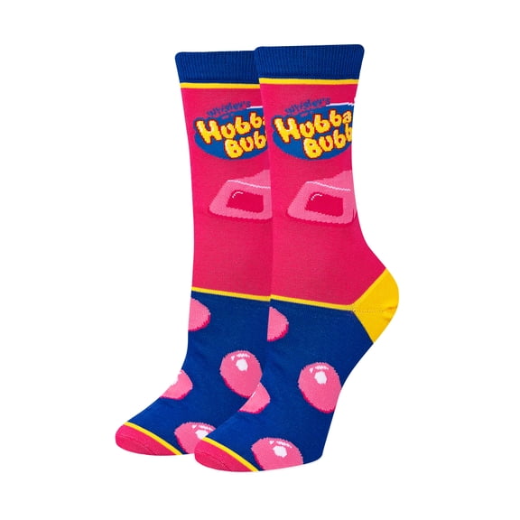 Cool Socks Hubba Bubba Candy Sweets Crew Socks, Size Medium