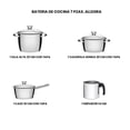 thumbnail image 2 of Batería de Cocina Tramontina Allegra Acero Inoxidable 7 Piezas, 2 of 4