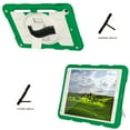 thumbnail image 6 of ELEHOLD Rugged Case for iPad 9th/ 8th/ 7th Generation 10.2 inch (2021/2020/2019), Heavy Duty Shockproof Cover with 360° Rotation Handstrap Kickstand Detachable Shoulder Strap Pencil Holder,Deep Green, 6 of 7