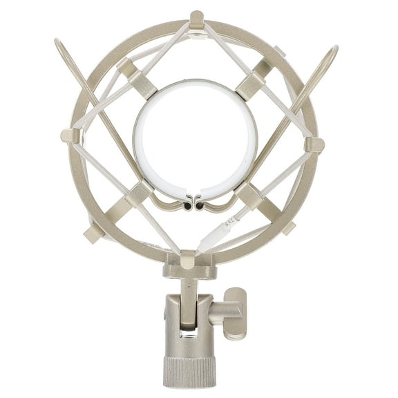 unbranded Mic Holder Microphone Shock Mount Adjustable Microphone Holder 14.2X10X8CM White