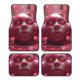 thumbnail image 1 of Balery Surreal Pink Headphones Juego de 4 Alfombrillas para Auto, Revestimientos de Caucho Resistente, Diseño Antideslizante, 1 of 7