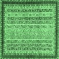 thumbnail image 1 of Ahgly Company Indoor Square Oriental Emerald Green Modern Area Rugs, 8' Square, 1 of 4