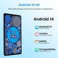 thumbnail image 4 of N-one Android 14 Tablet,20GB 128GB 12 inch FHD Screen, Qualcomm Snapdragon 8-Core 4G LTE SIM Cellular 2.4&5GHz WiFi 9200mAh 18W Fast Charger GPS for Work Study and Business, 4 of 11
