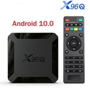 TV BOX Android 10.0 X96Q Allwinner H313 Quad Core 4K Smart Android TV 2.4G Wifi X96 Q Set Top Box 2G+16G U.S. regulations