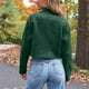 thumbnail image 5 of Chaquetas y abrigos casuales de manga larga sin capucha para mujer, de moda, de colores, con cremallera y bolsillo, chaqueta de gamuza, chaqueta de poliéster para mujer., 5 of 6