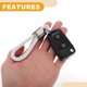 thumbnail image 4 of Ofertas Únicas 1 Juego Llavero Universal para Auto y Hogar para Mujeres y Hombres con Anillo de Cuero PU Aleación de Zinc Blanco, 4 of 7