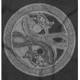 thumbnail image 2 of Dragon Yin Yang Style Symbol Balance Hoodie Sweatshirt Women Men Brisco Brands 2X, 2 of 6