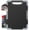 Black + Gray Corner, variant on Toughest Clipboard With Storage Internal Pen Pouch Included Letter/ A4 Size Shockproof Heavy Duty Plastic Clip Boards 8.5x11" High Capacity Clipboards Box Case For Contractor Trucker Driver