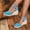 Sky Blue, variant on LTTVQM Womens Espadrilles Wedges Sandals Wedge Platform Sandals Mesh Comfortable Closed Toe Ankle Strap Buckle Casual Summer Wedge Heels Black 39(US-7.5)