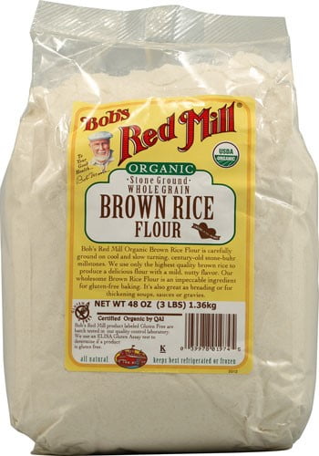 Bobs Red Mill Organic Brown Rice Flour, 48 Oz by Bob'S Red Mill