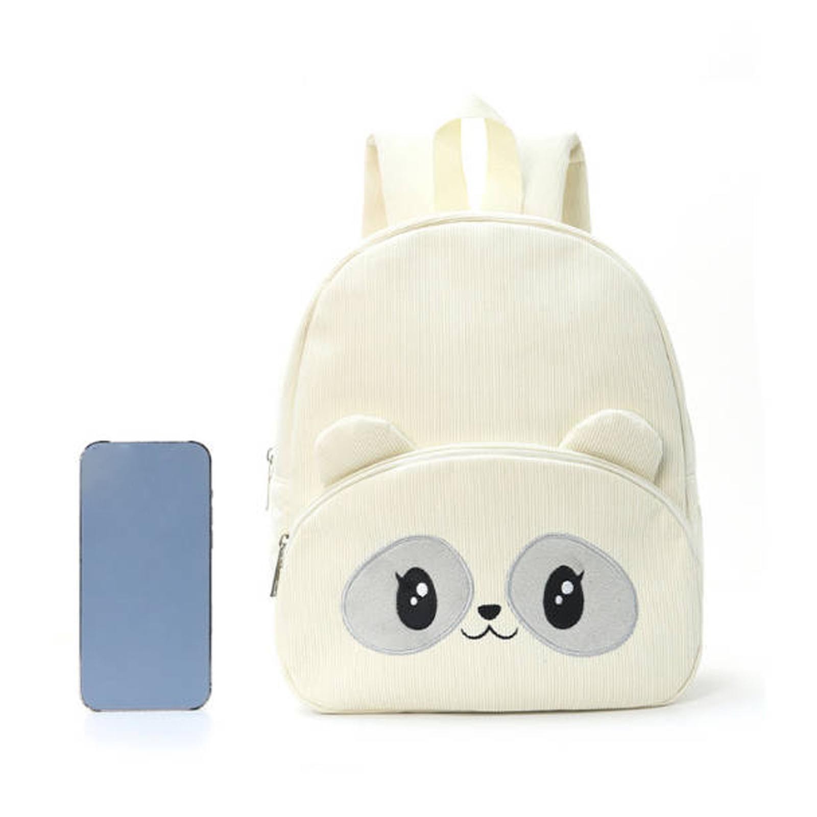 Mochila para niños, de pana, para regreso a clases, con diseño de dibujos animados de animalitos, liviana, para preescolar, casual para actividades escolares 6