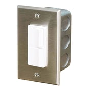 INFRATECH Single Duplex Switch Wall Plate and Gang Box (14-4300)