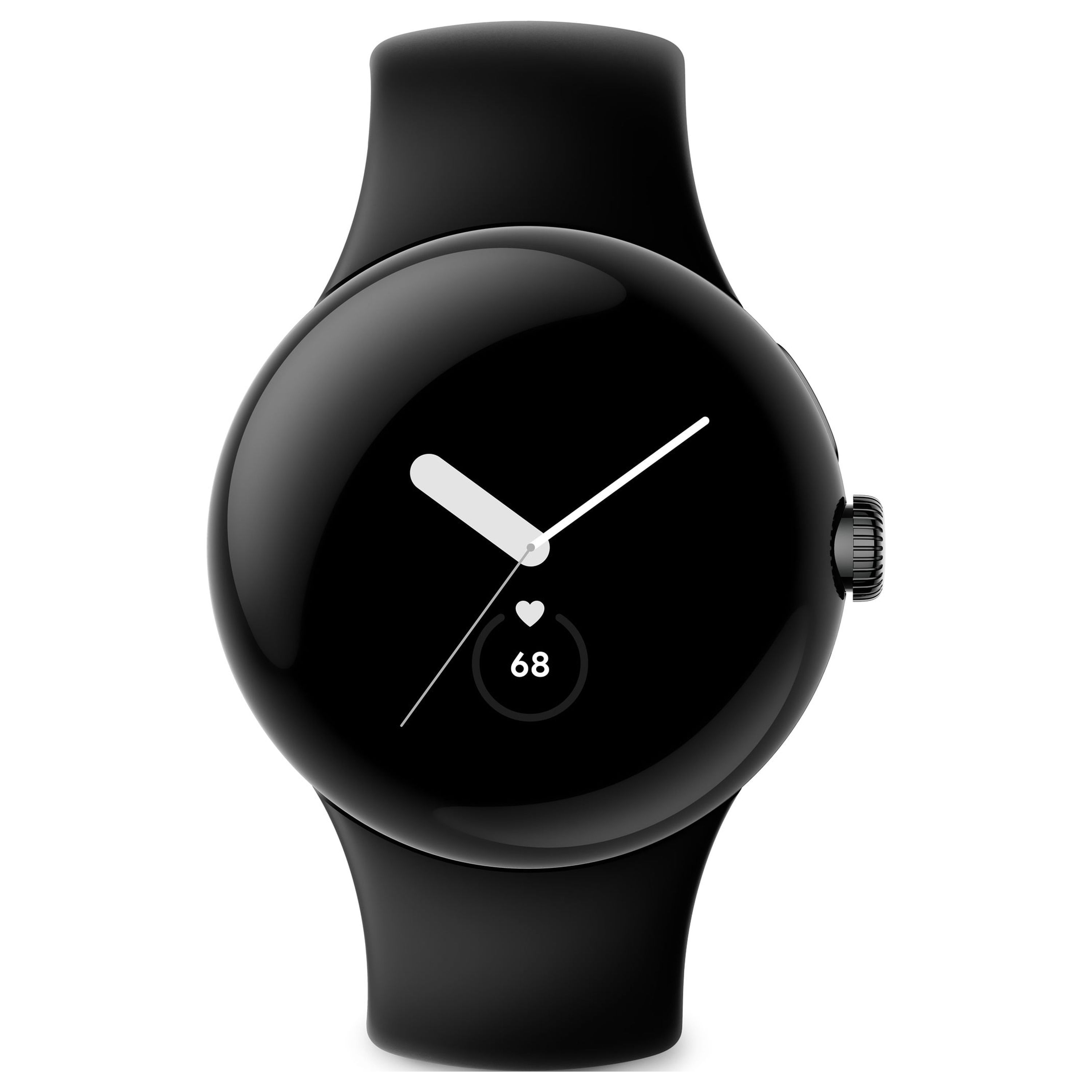 Google Pixel Watch (Wifi) - Black w/Black Band - image 2 of 10