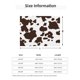 thumbnail image 5 of Fotbe Brown Cow Manta de Franela con Estampado, Manta Ultrasuave para Cama, Sofá, Auto, Hipoalergénica y Antibolitas-80"x60", 5 of 6