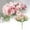 Pink, variant on Flowers - Style Head Peony Hydrangea Bouquet for Weddings and Home Floral Arrangements, 12.59 inch, Pink