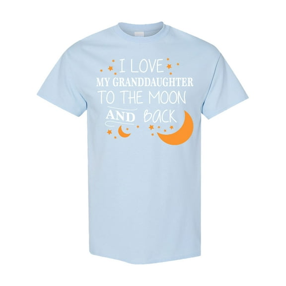 Inktastic I Love My Granddaughter to the Moon and Back T-Shirt