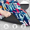 thumbnail image 3 of LAKIMCT Love Words Car Mats, Neoprene Front Rear Floor Mats for Cars, Waterproof Anti-Slip Car Floor Mats Full Set, Universal(4 Pcs), 3 of 6