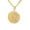Gold Leo, variant on Unisex Copper Simple Abstract Unique 12 Constellations Zodiac Sign Special Pattern Crystal Inlay Pendant Horoscope Necklace Aries