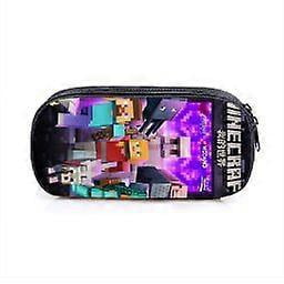Minecraft Pencil Case Vertical square stationery case Polyester gaming peripheral pencil case fgy161