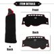 thumbnail image 5 of Ofertas únicas Cubierta del salpicadero del coche Alfombrilla protectora antideslizante de poliéster para tablero de salpicadero para Toyota Alphard 2009-2014 Negro Rojo, 5 of 7