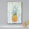 thumbnail image 2 of wall26 - Canvas Wall Art - Pineapple on Wood Style Background - Giclee Print Gallery Wrap Modern Home Art | Ready to Hang - 24x36 inches, 2 of 5