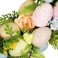 thumbnail image 4 of Northlight Roses and Easter Eggs Small Artificial Spring Wreath - 15", 4 of 7