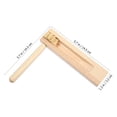 thumbnail image 4 of 2 Pcs Wooden Ratchet Sound Toys Wooden Matraca Rotating Hand Musical Instruments Matraca Toys for Children, 4 of 8