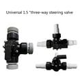 thumbnail image 2 of Practical Three Way Pool Attachment Three Way Pool Connection Three Way Valves Replacement Valves Pool System Part, 2 of 8