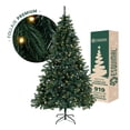 thumbnail image 1 of Árbol Navidad Verde con Luces Led Pino Navideño 1.8m Esquimal, 1 of 6