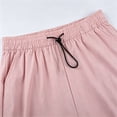 thumbnail image 6 of Men Loose Cargo Work Pants 4-Way Stretch Drawstring Outdoor Activity Trousers S-XL, 6 of 8
