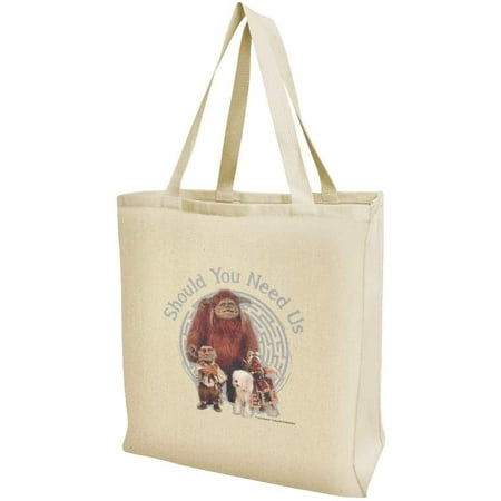 Should You Need Us Labyrinth With Ludo Hoggle and Didymus Grocery Travel Reusable Tote Bag