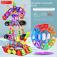 thumbnail image 1 of Juego de bloques de construcción de piezas magnéticas grandes para niños, venta al por mayor, educación temprana transfronteriza, bloques de construcción ensamblados magnéticos magnéticos puros, 1 of 4