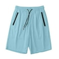 thumbnail image 1 of Pantalones cortos ligeros de cintura media para mujer: 12,7 cm de largo, tejido de secado rápido, bolsillos para practicar deporte, correr o escalar (tallas S-XXXXXL), 1 of 3