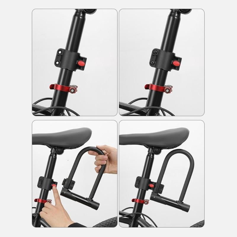 CEORPER Anti Theft Bike U Lock with Key for Road and Mountain Bike Portable Lock