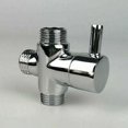 thumbnail image 1 of Válvula desviadora, válvula rubinetto G1/2 en adaptador otomano a T accessori cromati per rubinetti doccia bagno deviatore acqua valvola di riempimento maschio a 3 vie, 1 of 5