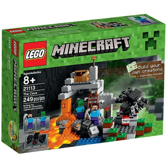 Pre-Owned Minecraft The Cave Set LEGO 21113 [Damaged Package]