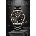 thumbnail image 5 of CURREN 8322 Man Business Quartz Watch Male Sport Wristwatch Man Waterproof Black and White, 5 of 7