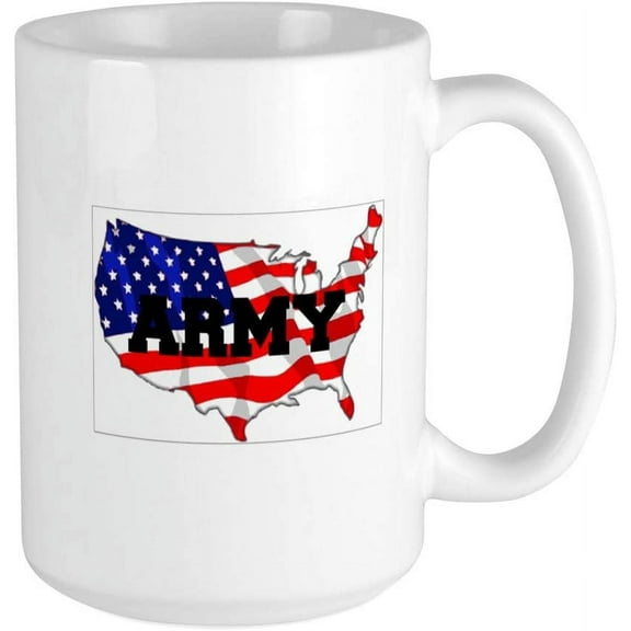 Army Mugs Ceramic Coffee Mug, Tea Cup 15 oz