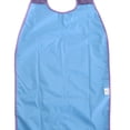 thumbnail image 3 of Babero de Tela de Lavable para Adultos para Mujeres, Hombres, Ancianos, Protege Contra Derrames Durante Las Comidas O Proyectos Desordenados Púrpura Macarena Babero de tela de felpa adulto, 3 of 7