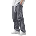 thumbnail image 5 of Akiihool Men Pants Men's Classic Fit Signature Stretch Pants Grey,L, 5 of 9