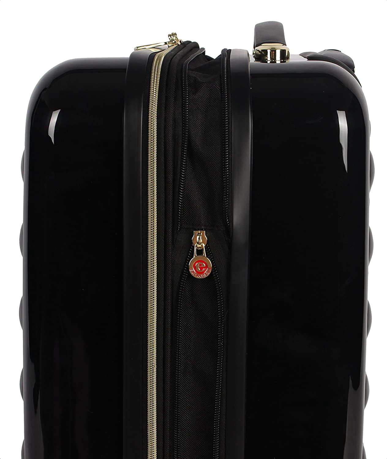 Betsey Johnson 26 Inch Expandable Hardside Spinner Luggage, Heart