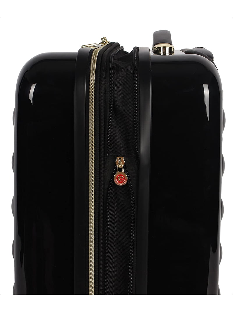 Betsey Johnson 26 Inch Expandable Hardside Spinner Luggage, Heart