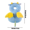 thumbnail image 3 of Mochila protectora para la cabeza del bebé PandaEar ajustable azul, 3 of 6