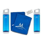 UPC 816714020094 product image for Mission Fuel & Cool - Set of 2 Water Bottles & Cooling Towels & Lip Balms (Blue) | upcitemdb.com