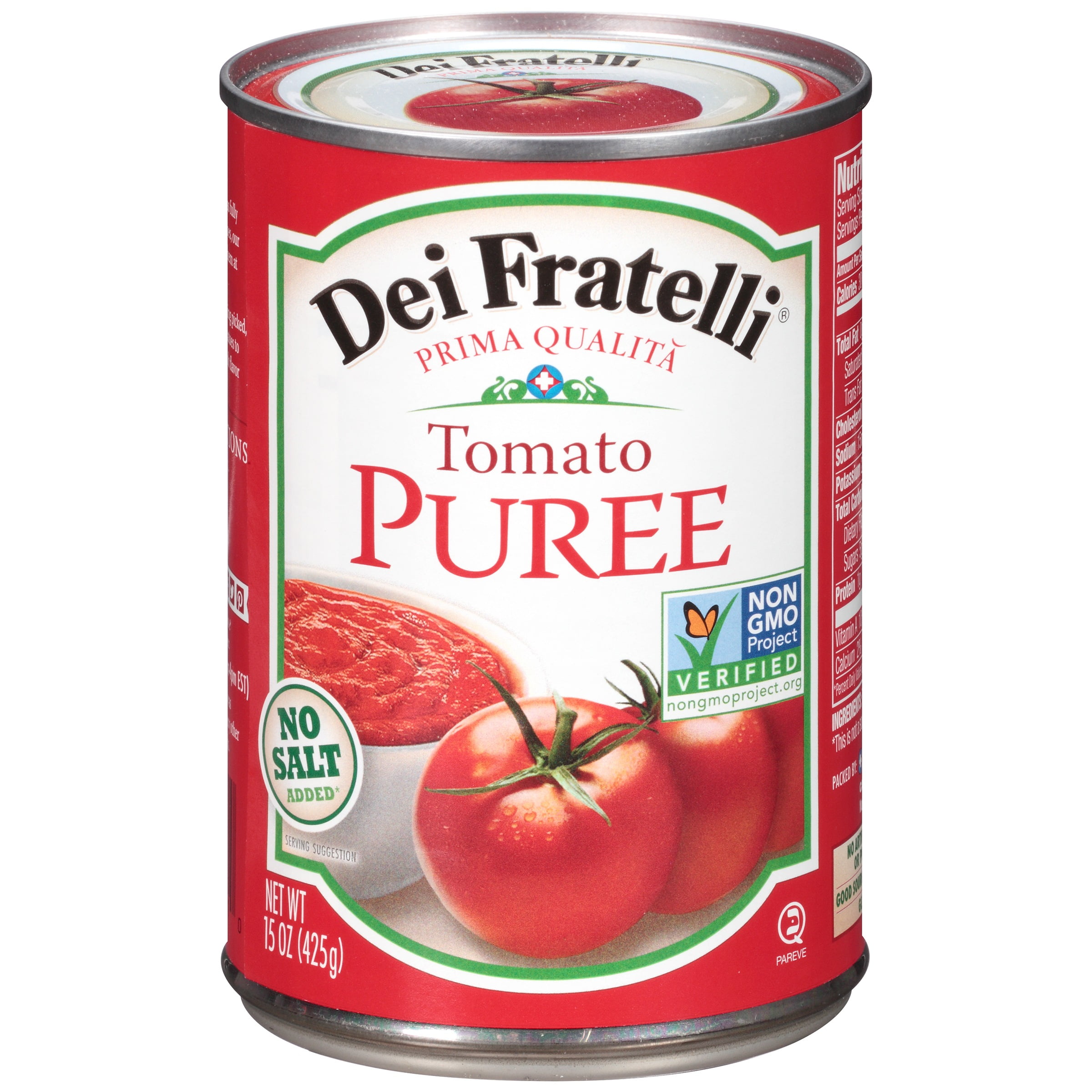 Dei Fratelli® No Salt Added Tomato Puree 15 oz. Can